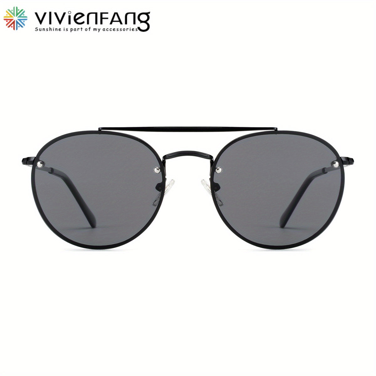 Men's Round Frame Sports Sunglasses UV Protection Cycling Fishing