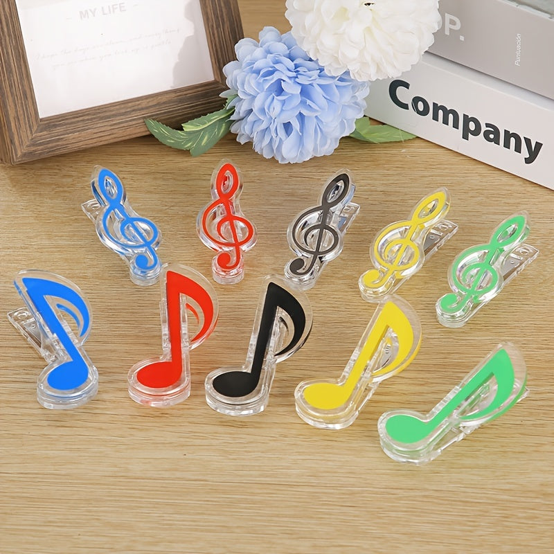 Musical Note Spring Holder Clip for Piano Guitar Violin