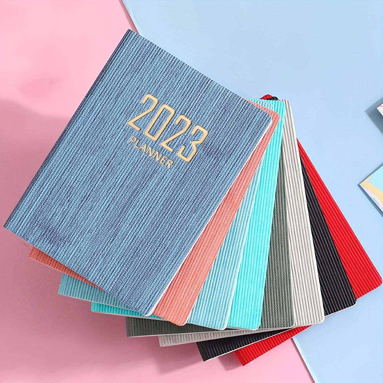 A7 Daily Planner Notebook 60 Sheets English Schedule Book