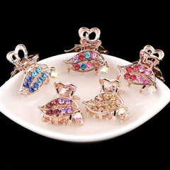 Rhinestone Butterfly Hair Claw Clip Non Slip Grip Hair Jaw Clip