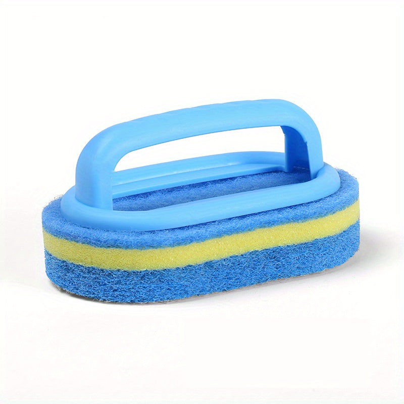 Sponge Cleaning Brush with Handle Thickening Bathroom Tile Cleaning Sponge