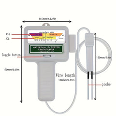 PH Water Tester for Pool Chlorine - Swimming Pool PH Water Tester