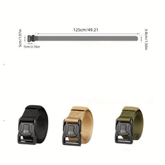 Tactical Belt Functional Training Nylon Outdoor Canvas Belt