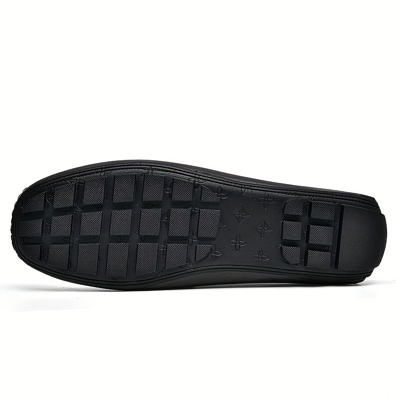 Men's Slip On Bit Loafer Shoes Comfortable Casual Anti-Skid Walking Shoes