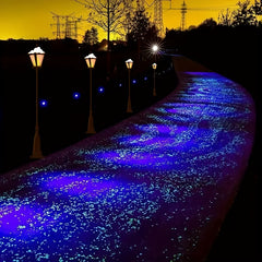 3000pcs Luminous Stone Glow In The Dark Aquarium Decor Sand Gravel Rock