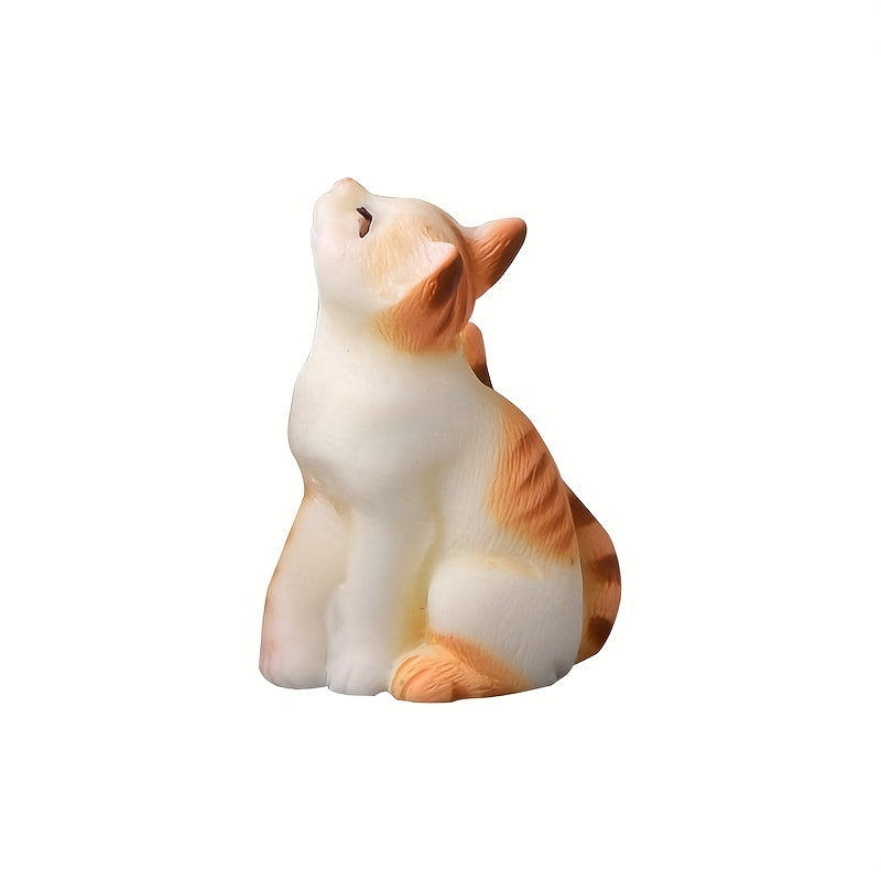 4pc Cartoon Cats Home Decorations Ornaments Funny Housewarming Gift