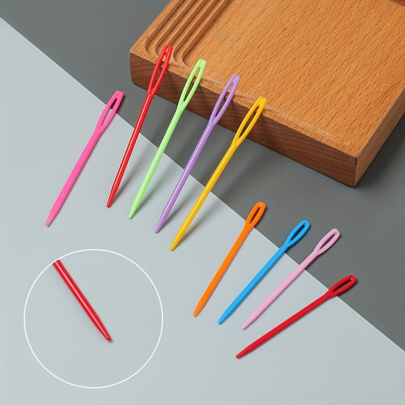Colorful Sweater Needles Stitching Set Large Hole Beanie Croc