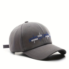 Letter Embroidery Unisex Baseball Cap Solid Dad Hats Sports