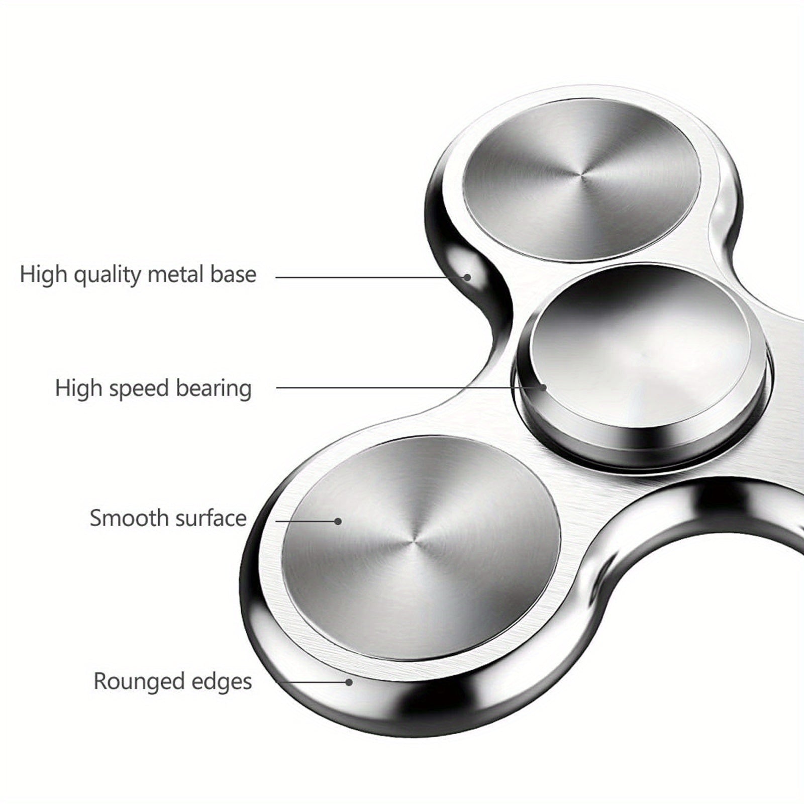 Metal Fidget Spinner Stress Relief Toy