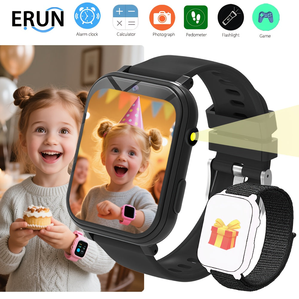 Kids Smart Game Watch with 12 Games LED Light Alarm Clock Camera