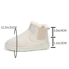 Women's Plush Slip On Snow Boots