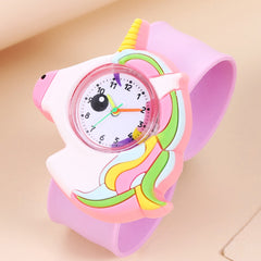 Kids Cartoon Unicorn Watch for Girls