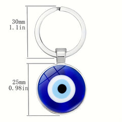 Vintage Animal Eyes Keychain Necklace Bag Charm Boys Girls