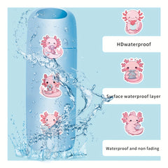 55pcs Axolotl Graffiti Stickers for Laptops, Water Bottles - Holiday In