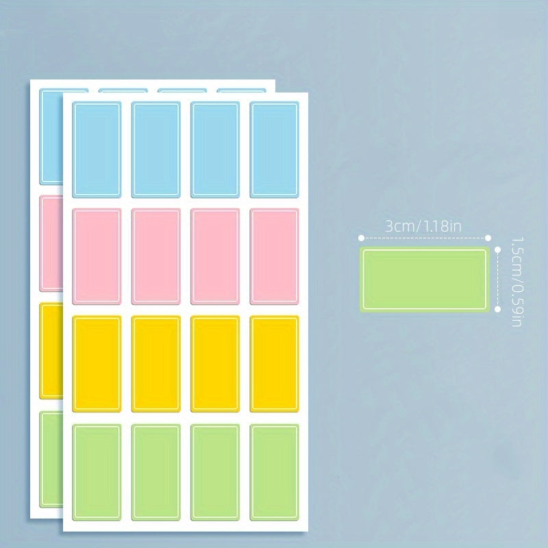 10 Sheets Sticky Notes Various Colors Self adhesive Labels Stickers