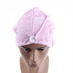 Microfiber Hair Towel Soft Drying Cap Absorbent Quick Drying Hair Wrap Towel