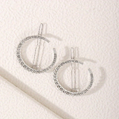 6 PCS Rhinestone Crescent Hair Clips for Women Girls, Hair Accessories