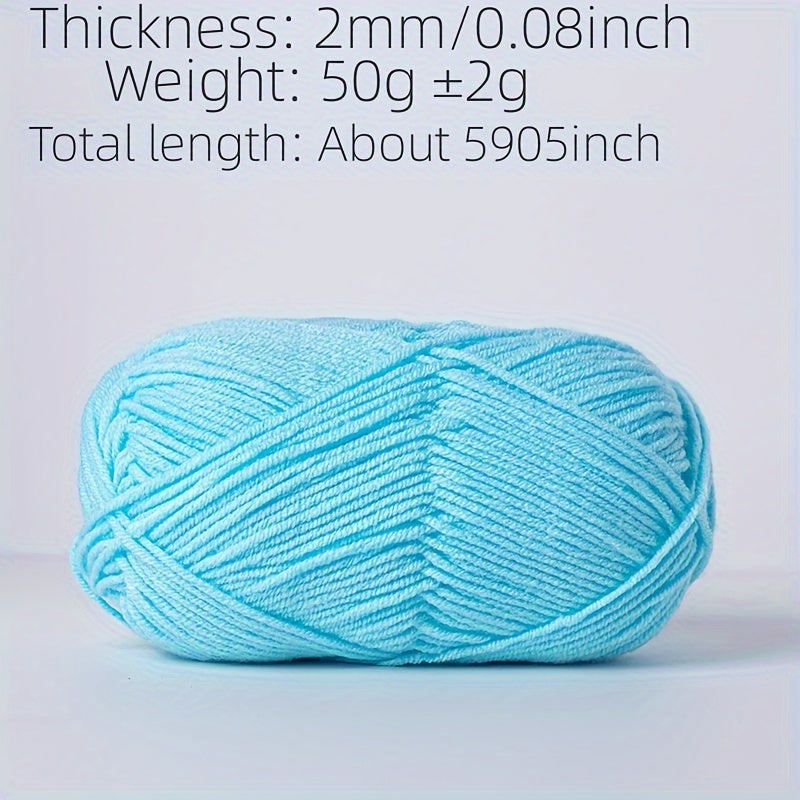 Acrylic Wool Thread Soft Warm Wool Yarn for DIY Crocheting & Knitting