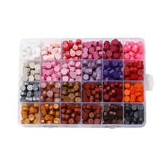 Sealing Wax Beads Set for Wax Seal Stamp 24 Colors