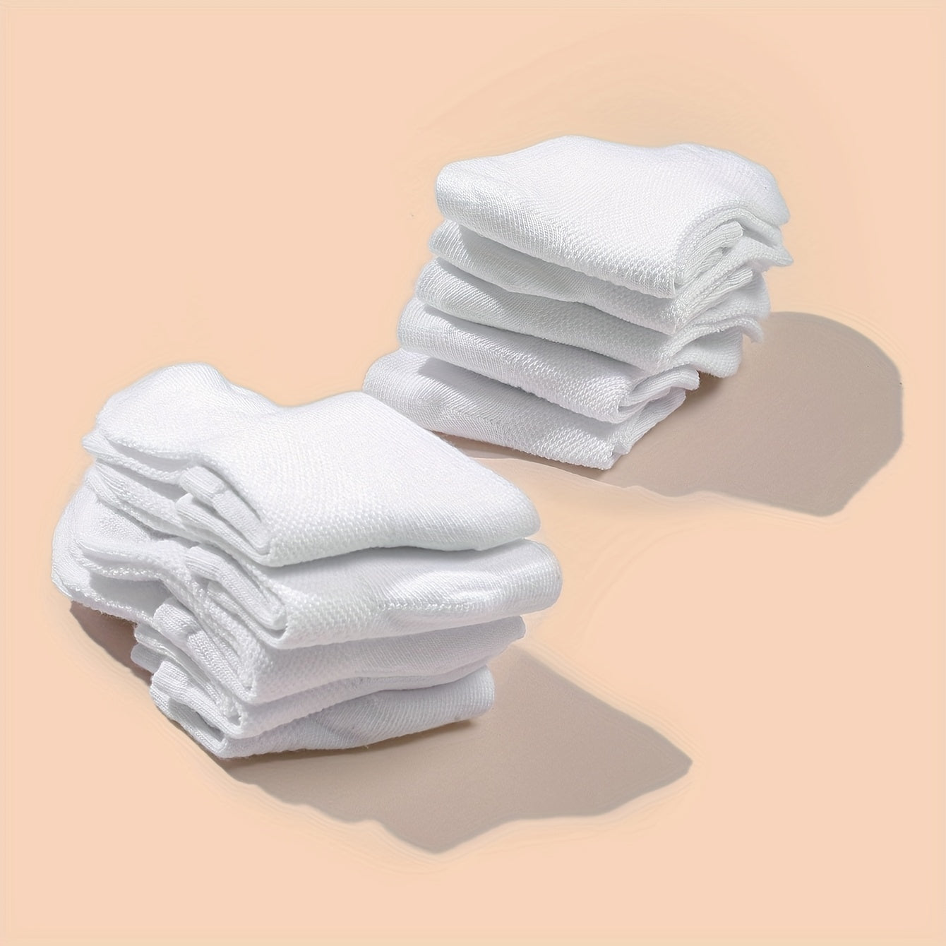 10 Pairs Unisex Daily Casual Short Socks For Boys And Girls