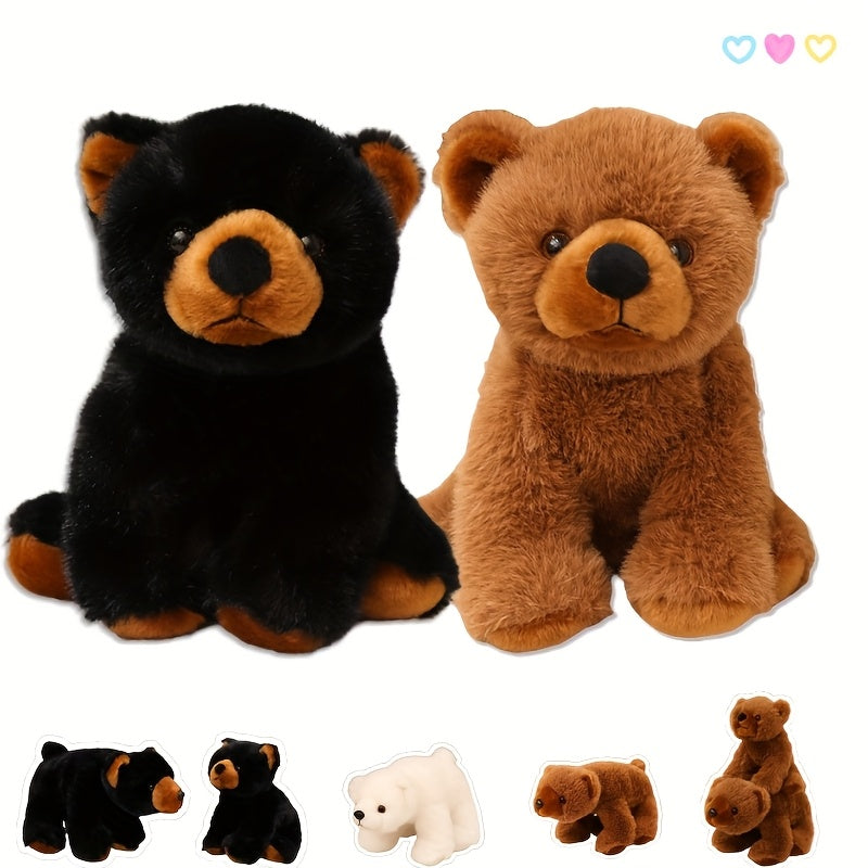 Faux Brown & Plush Bear Polar Bear Plush Toy