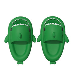 QYA Novelty Shark Slippers Cloud Slides Couple Anime Lightweight Non Slip Shoes