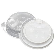 1000pcs Leak Proof Milk Tea Cup Lids 3 54in for Juice Drink Packaging