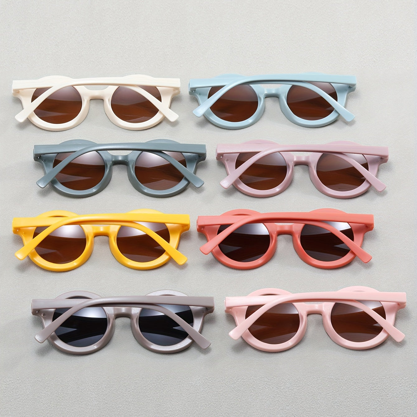 Kids Round Vintage Sunglasses for Outdoor Activities