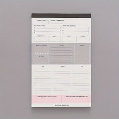 Tearable Weekly Schedule Notebook 60 Sheets