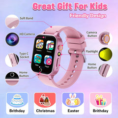Youngsters Smart Watch with Games Camera Music Player Pedometer Flashlight