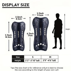 Lightweight Soccer Shin Guards for Football Games - Breathable Shin Pads