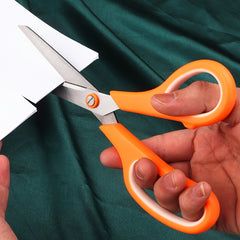 Stainless Steel Office Scissors Comfort Grip Anti Skid Handle Sharp Blade