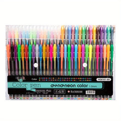 Gelmushta Gel Pens 60 Colors Set Adult Coloring Books Drawing