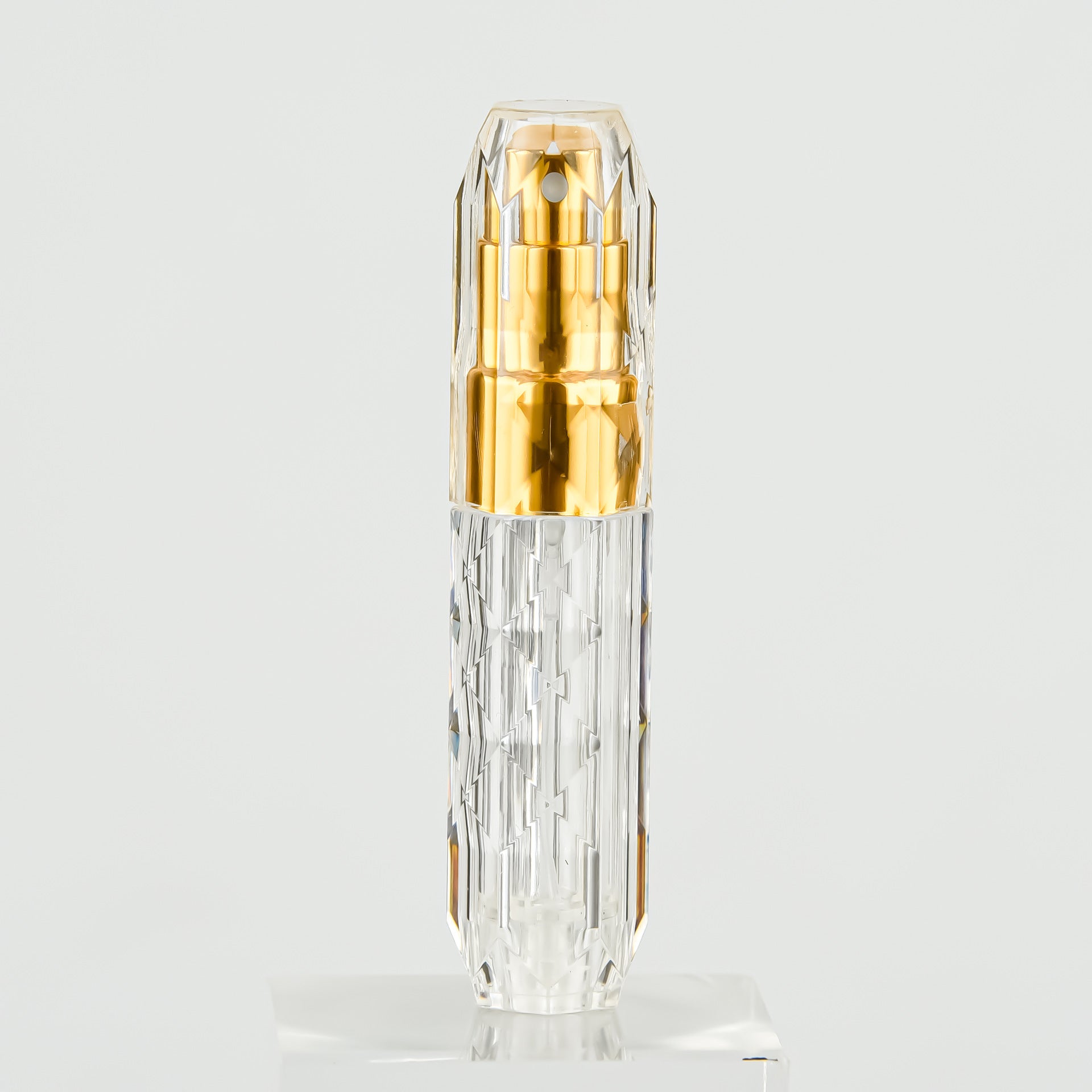 Transparent Diamond Shaped Spray Bottle 5ml