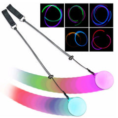LED Light Up Ball with Adjustable Strap - High Flash Rotating