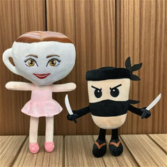 Plush Cappuccino Coffee Cup & Milk Tea Doll - Birthday Gift & Home Decor