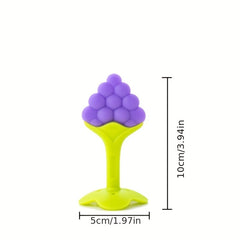 Soft Fruit Teether Silicone Soothing Teething Toy