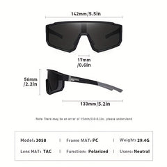Sports Sunglasses Polarized Lens UV Protection Men's Outdoor Sunglasses