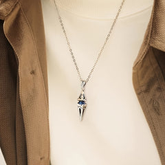 Boho Copper Pendant Necklace Synthetic Gemstone Unisex Hip Hop Street Jewelry