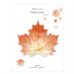 Bright Leaves Sticky Notes 30 Sheets Easy To Post Home Office Notebook