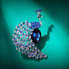 Enamel Crystal Rhinestone Animal Lapel Brooch