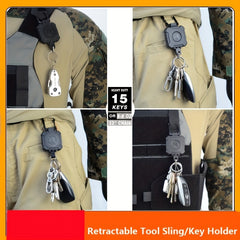 Telescopic Keychain Mobile Phone Lanyard Anti-lost Rope