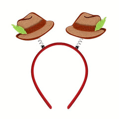 Oktoberfest Hair Band Toppers Fun Holiday Headbands Women Girls