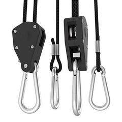 2pcs Grow Light Lanyard Lights Shade Hook Tent Sling Metal Wheel Lighting