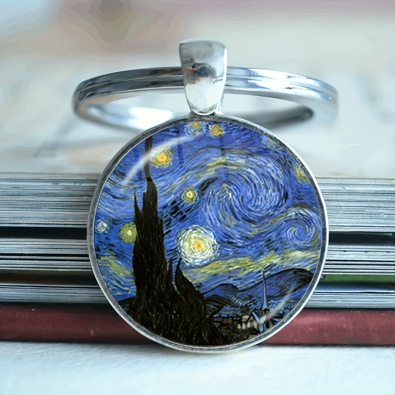 Vintage Starry Sky Keychain For Girls