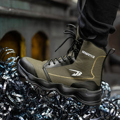 Unisex High Top Safety Boots Non Slip Puncture Proof Sneakers