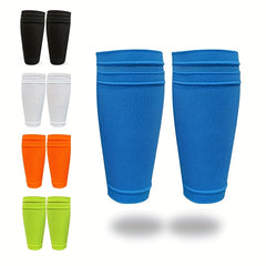 Soccer Leg Socks w/ Double Pocket, Prevent Sliding