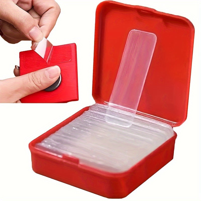 120pcs Double Sided Adhesive Tape Washable Sticky Gel Pads Remov