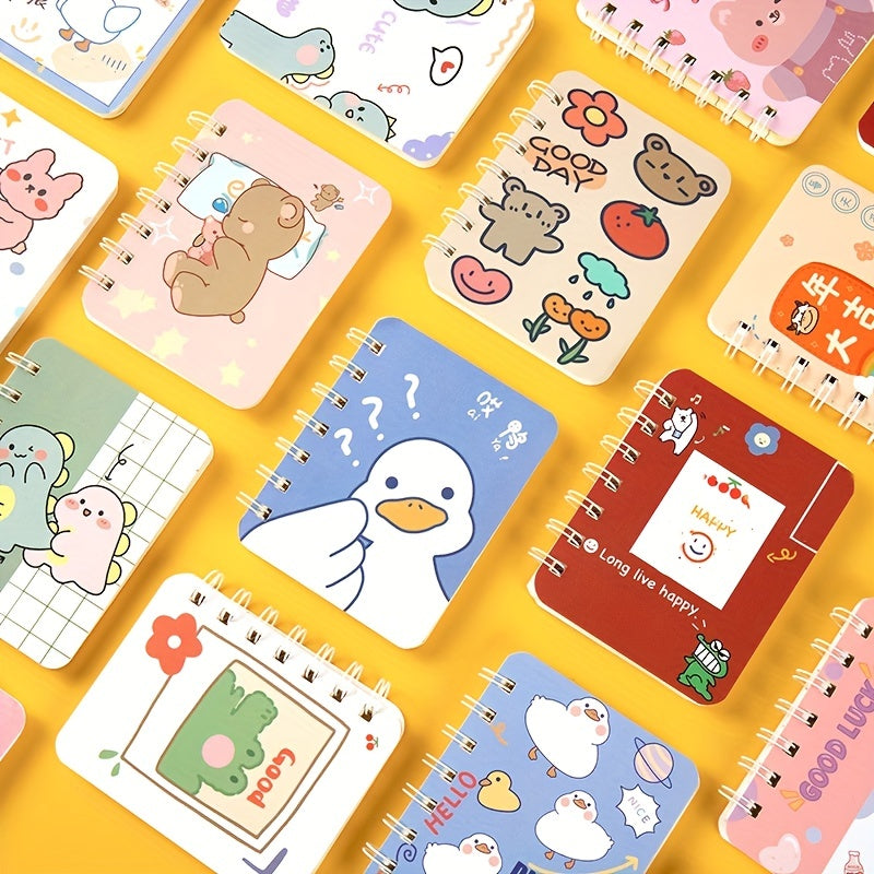 2pcs Cartoon A7 Coil Book Loose leaf Notebook Student