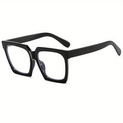 Clear Lens Glasses Square Frame Anti Light Eyeglasses